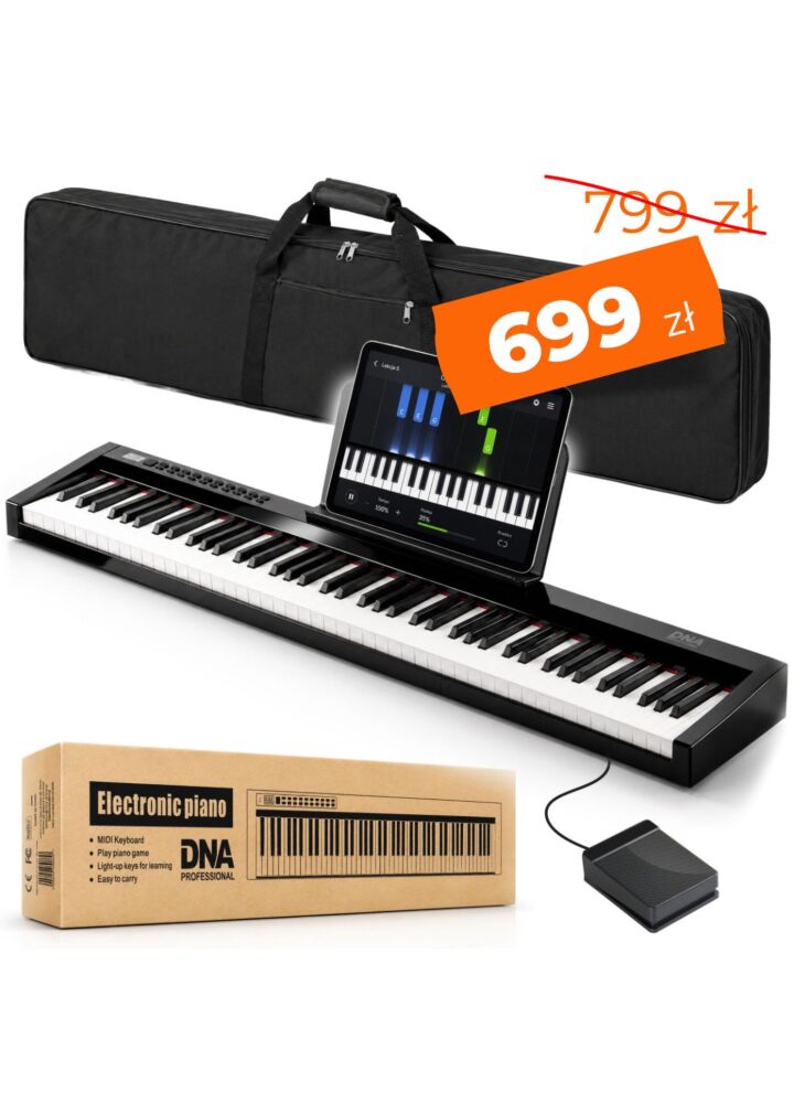 DNA SP 88 pianino cyfrowe klawisze Bluetooth MIDI