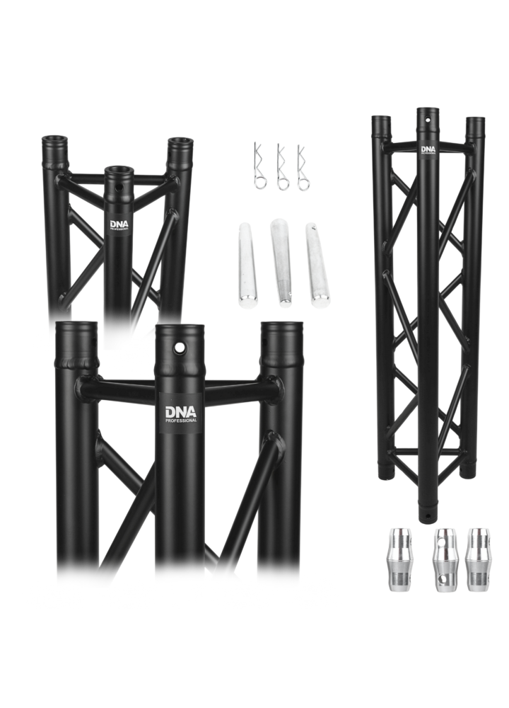 DNA TB3 100 kratownica sceniczna trawers na oświetlenie aluminiowa trójkątna czarna 50x2 mm 1 m