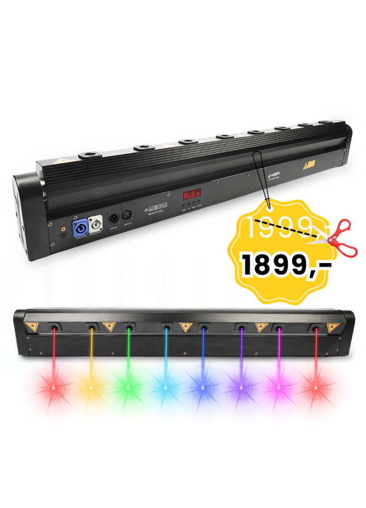 EVOLIGHTS LASER BAR RGB listwa laserowa profesjonalne oświetlenie sceniczne