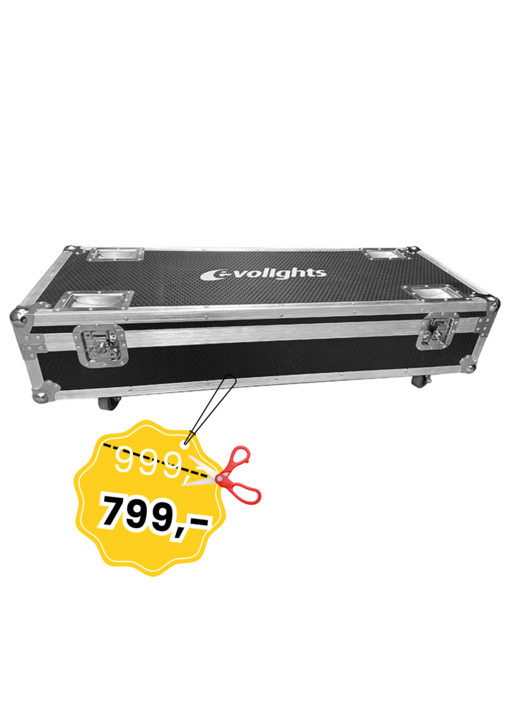 EVOLIGHTS LUMEN PIX BAR CASE 4IN1 skrzynia transportowa z kółkami na 4 LED bary