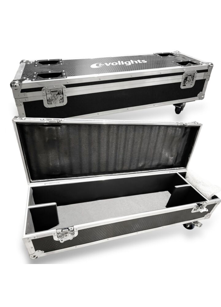 EVOLIGHTS LUMEN ROTO 0 CASE 2IN1 skrzynia transportowa na 2 efekty oświetleniowe przegroda na akcesoria 4 kółka mechanizm blokady