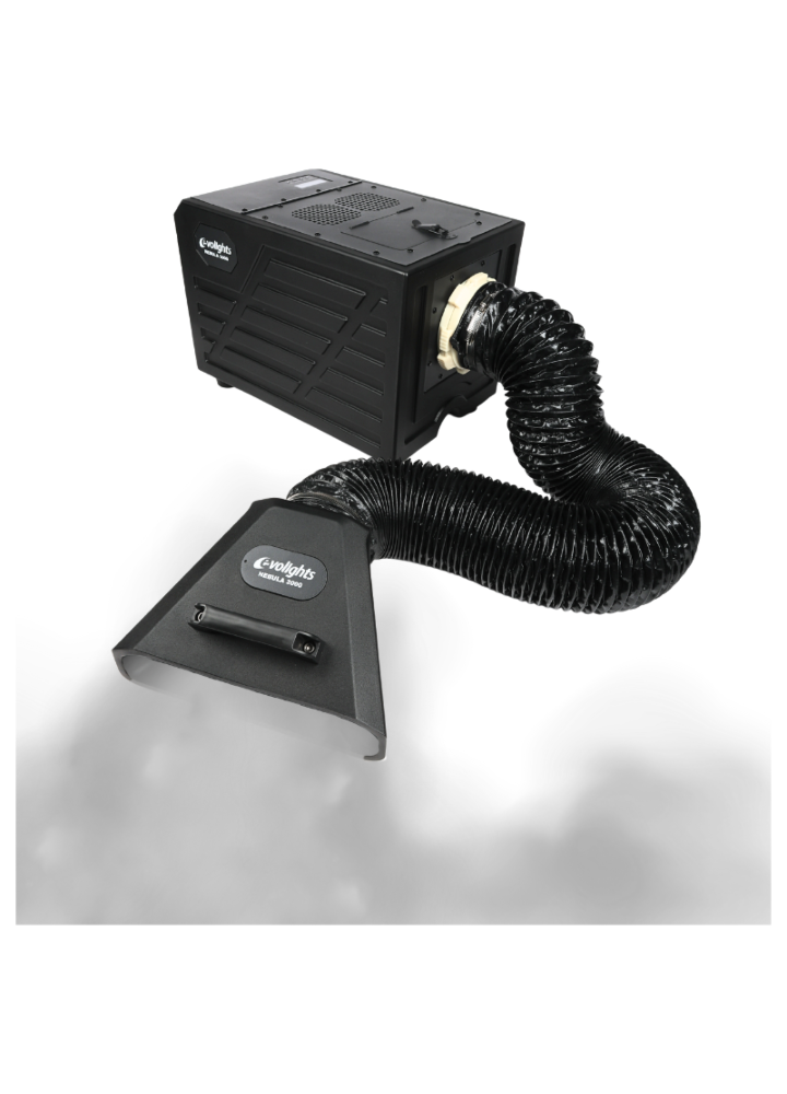 EVOLIGHTS NEBULA 2000 professional heavy smoke generator wireless remote timer