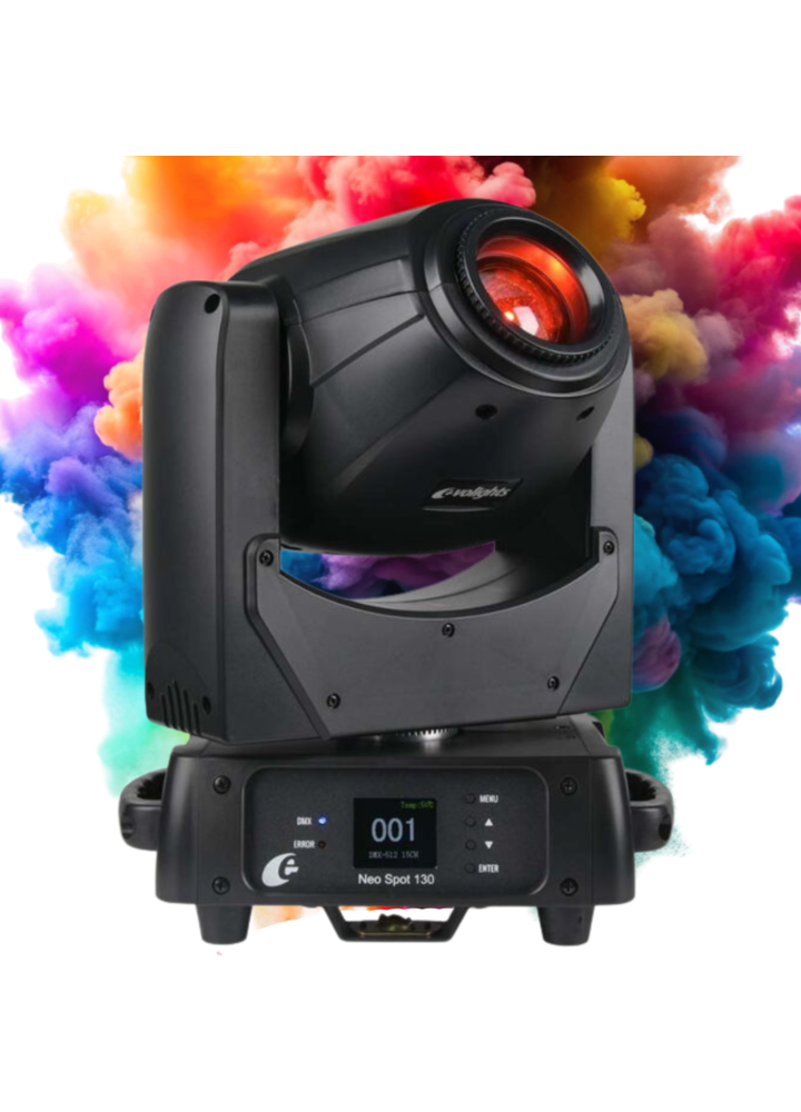 EVOLIGHTS NEO SPOT 130W głowica ruchoma LED oświetlenie sceniczne