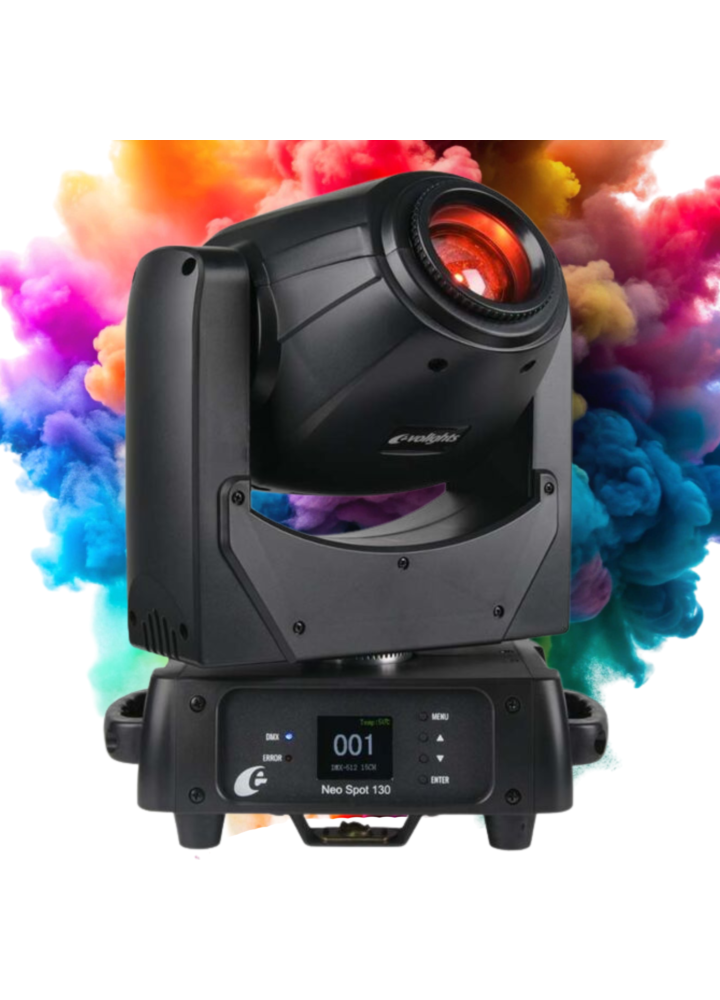 EVOLIGHTS NEO SPOT 130W głowica ruchoma LED oświetlenie sceniczne PO ZWROCIE