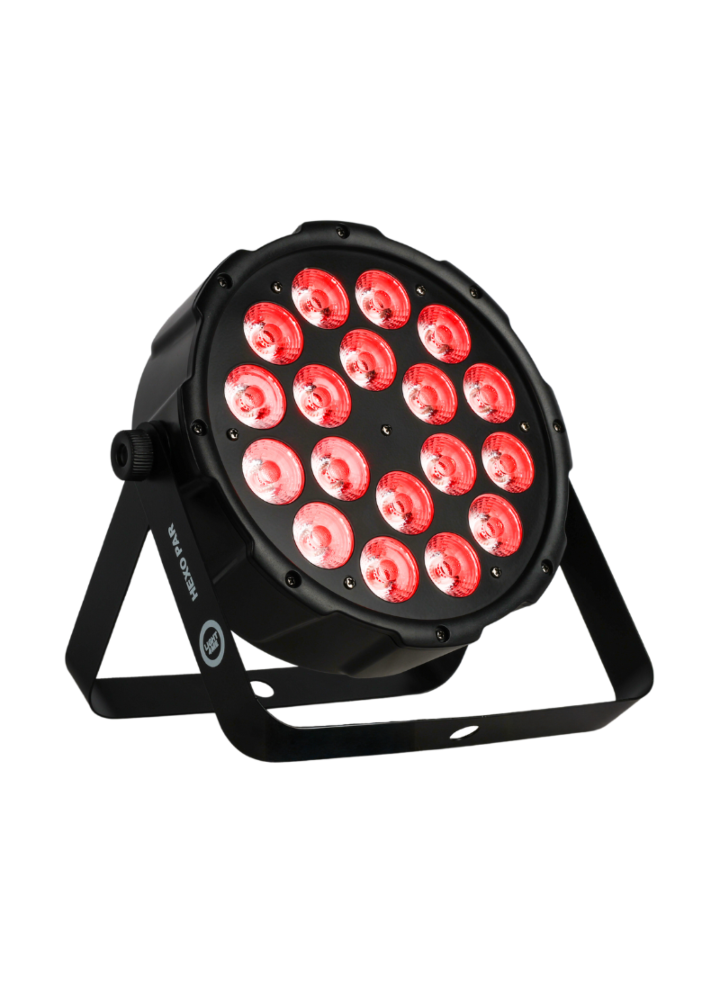 LIGHT4ME CUBE PAR 19X3W RGBW reflektor par oświetlenie