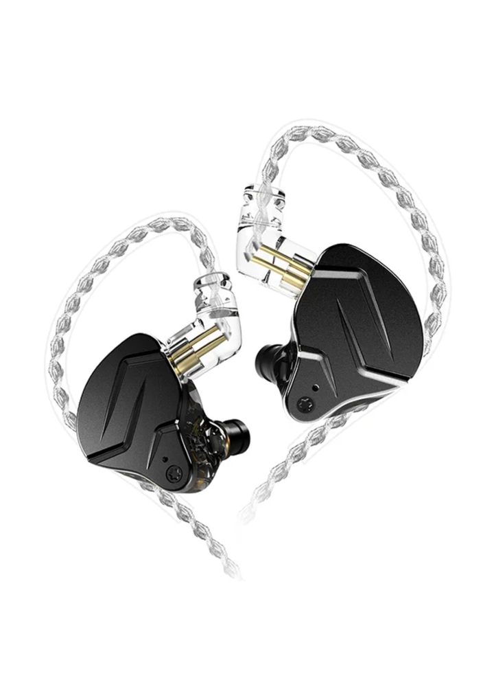 KZ ZS10 PRO X słuchawki douszne przewodowe dokanałowe czarne Hi-Fi