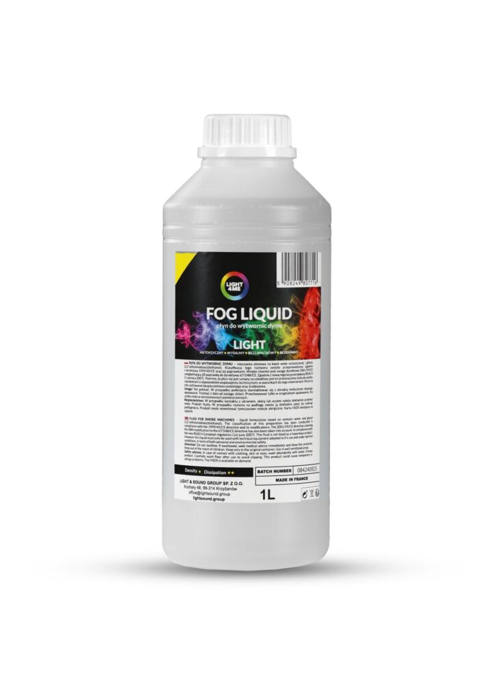 LIGHT4ME płyn do dymu mgły dymiarki lekki light 1L