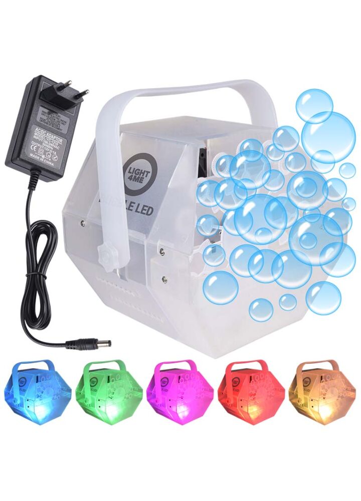LIGHT4ME BUBBLE LED small efficient bubble machine