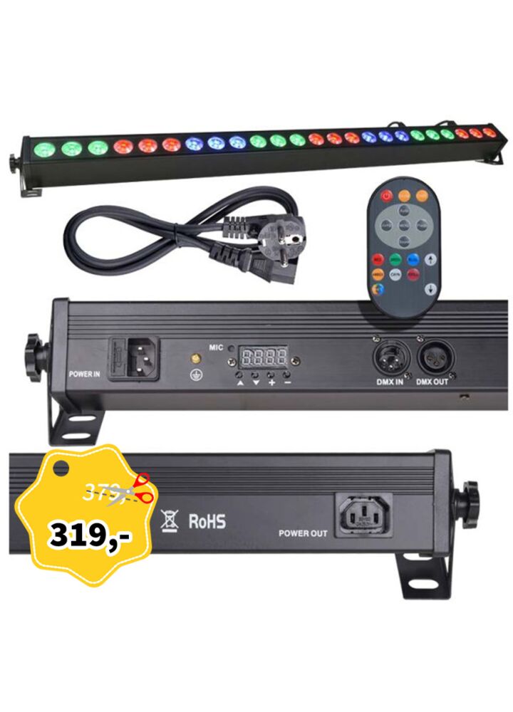 LIGHT4ME DECO BAR 24 RGB IR listwa belka LED + pilot