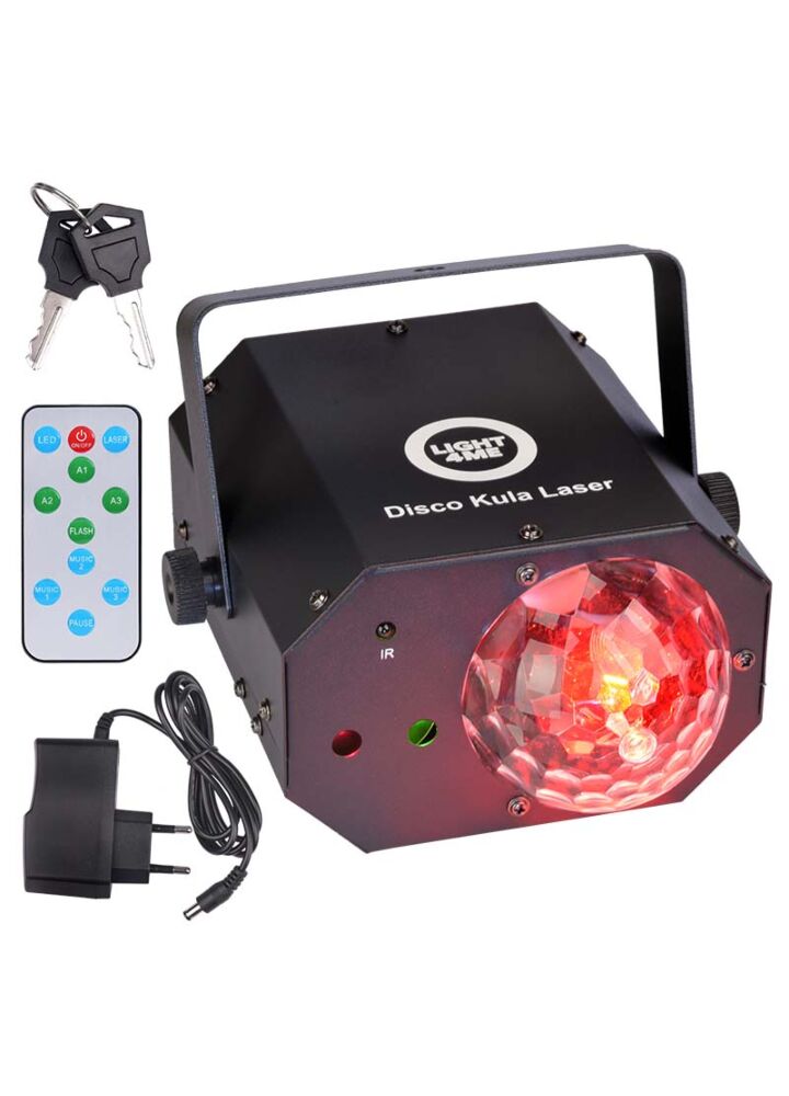 LIGHT4ME DISCO BALL LASER light multi-effect LED