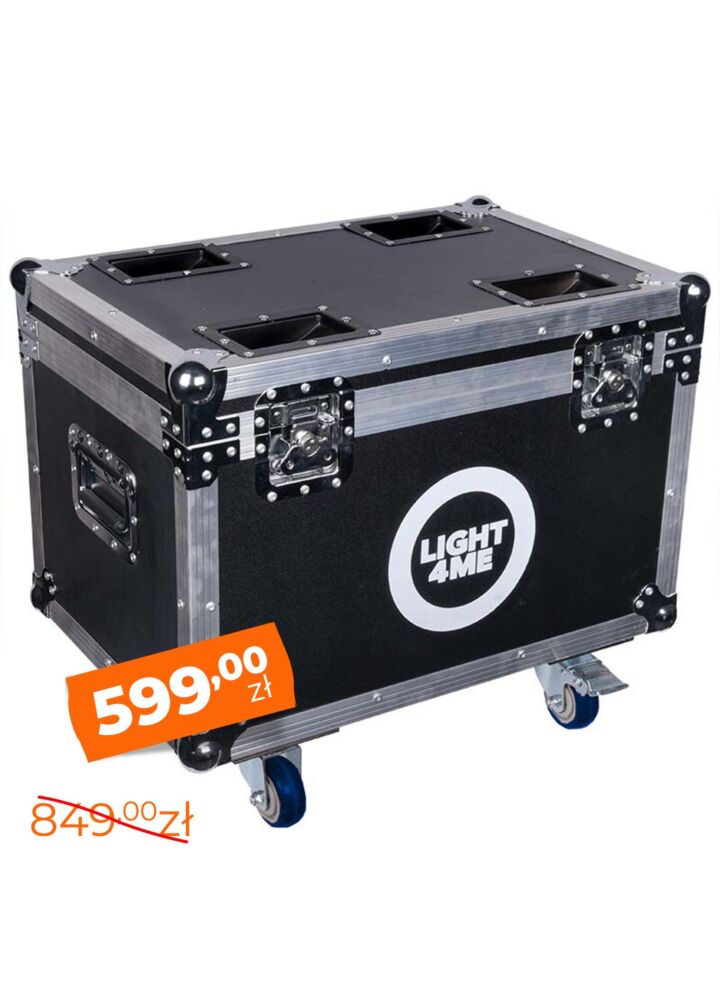 LIGHT4ME GALAXY MKII CASE skrzynia transportowa na 2 głowice ruchome