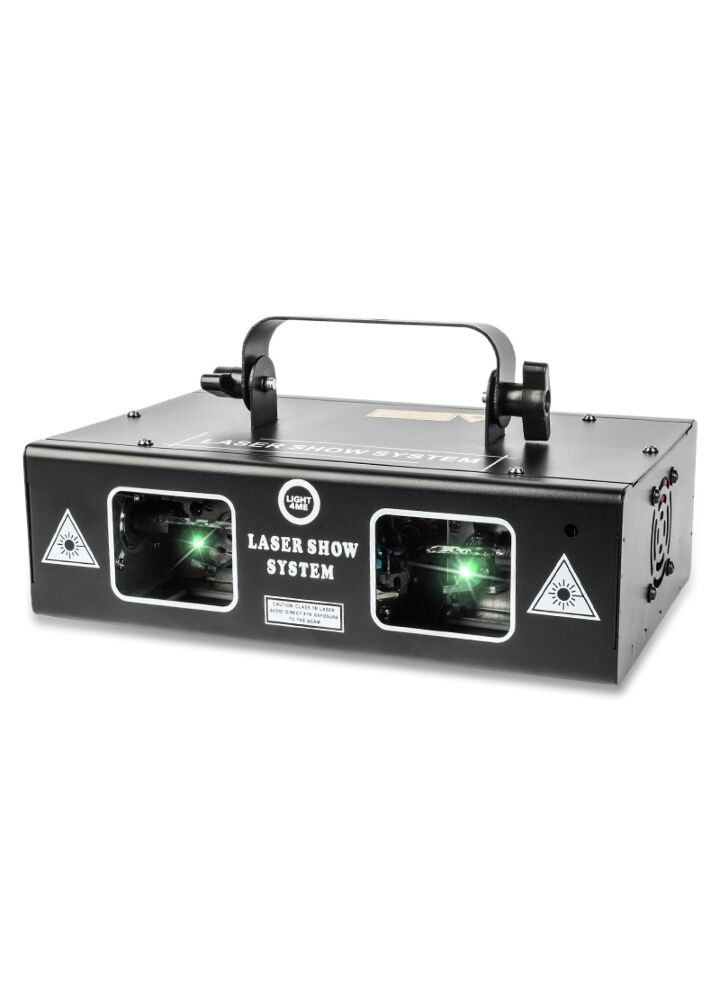 LIGHT4ME LASER RGB GEOMETRIC 350mW stage laser projector disco scanner