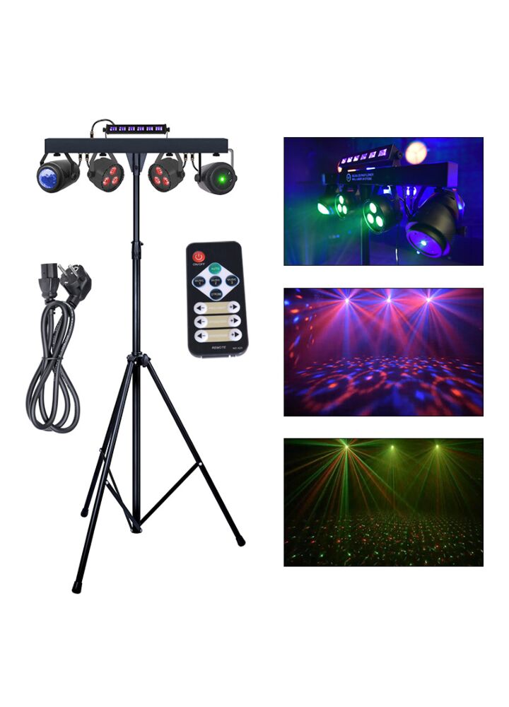 LIGHT4ME T-BAR LED PAR FLOWER BALL LASER UV STROBE disco lighting multieffect