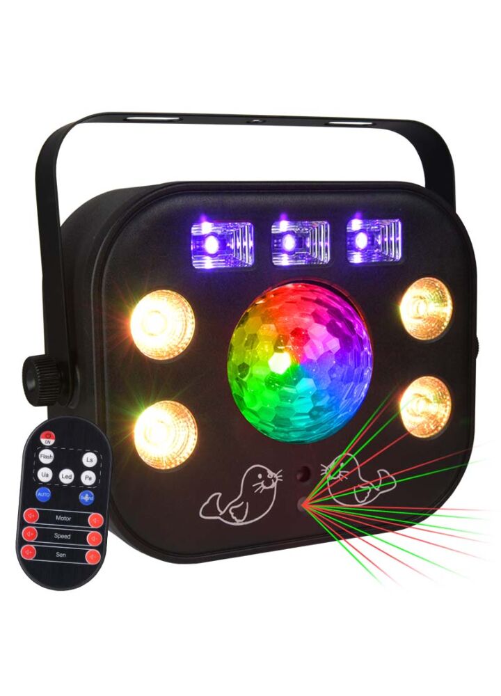 LIGHT4ME MULTIPHASE multi-effect LED UV wash strobe