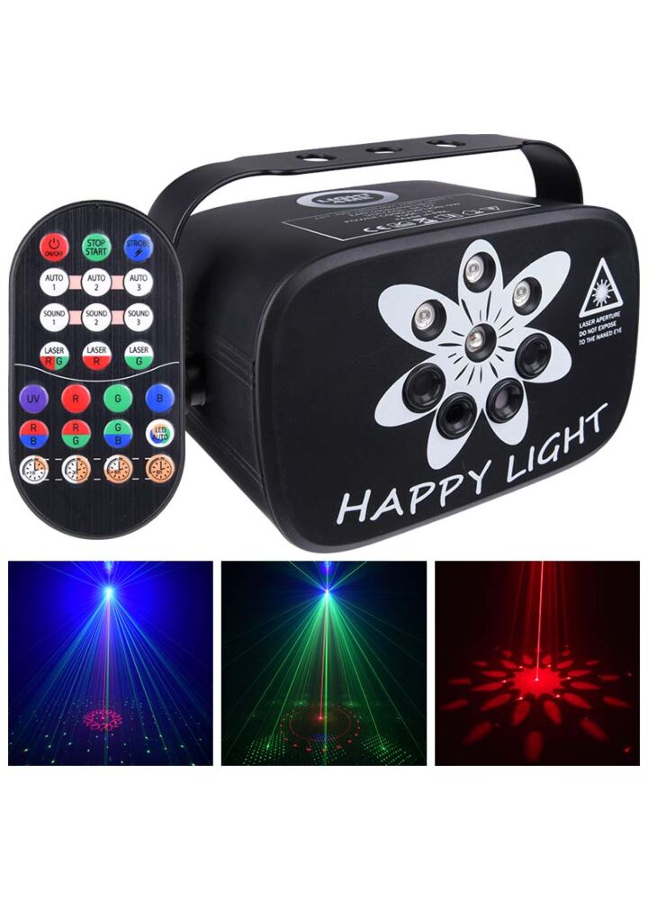 LIGHT4ME PARTY LIGHT 1 efekt LED oświetlenie disco laser UV