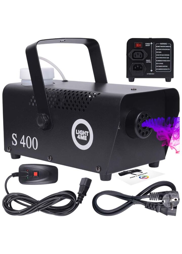 LIGHT4ME S 400W wytwornica dymu mgły pilot