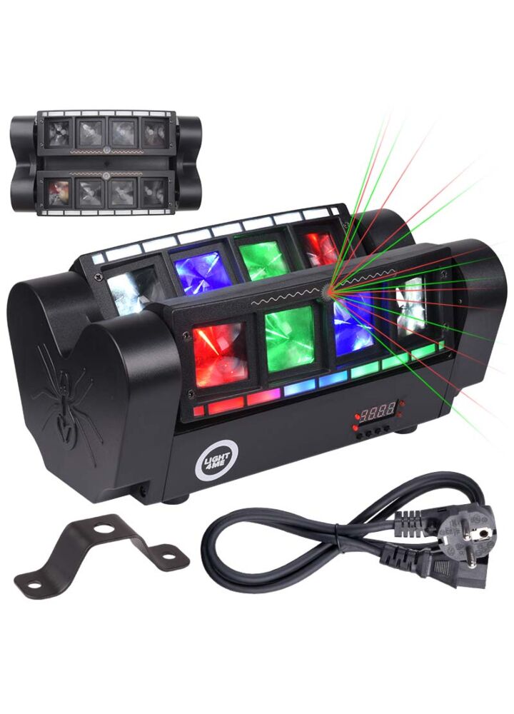 LIGHT4ME SPIDER STROBO LASER efekt LED multiefekt