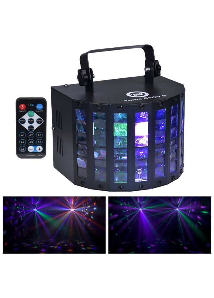 LIGHT4ME TURBO DERBY S efekt dyskotekowy LED pilot