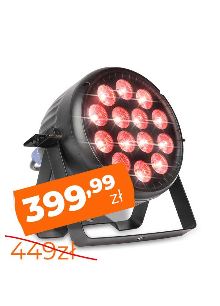 LIGHT4ME VENOM PAR 14X15 reflektor LED RGBW dekoracja światłem