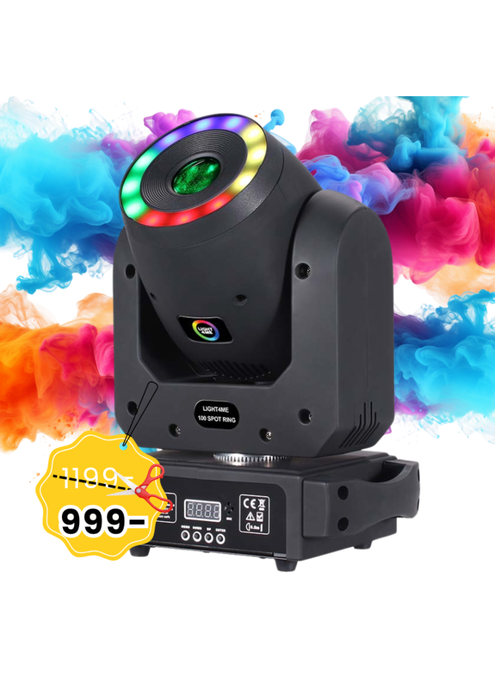 LIGHT4ME 100 SPOT RING głowica ruchoma LED oświetlenie sceniczne