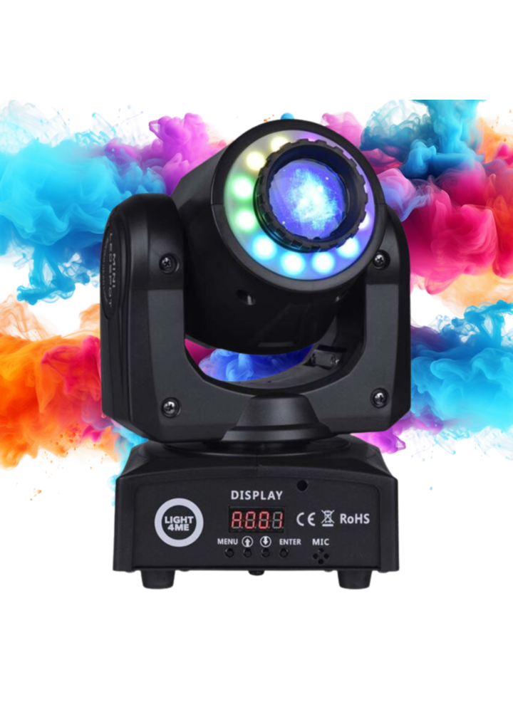 NN 30 SPOT RING przenośna mała głowica ruchoma led PO ZWROCIE