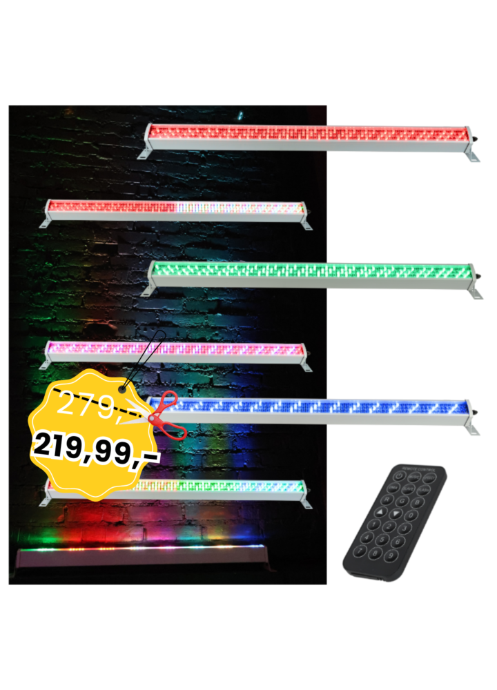LIGHT4ME BASIC LIGHT BAR LED 16 RGB IR listwa belka oświetleniowa WH