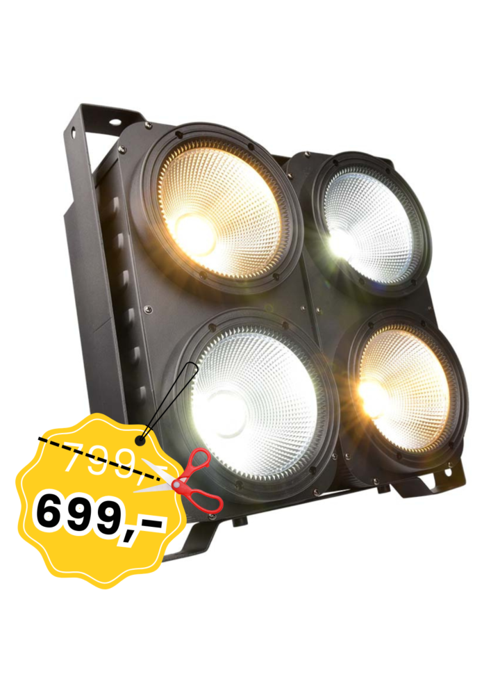 LIGHT4ME BLINDER LED 4x100W oświetlacz sceniczny reflektor stroboskop