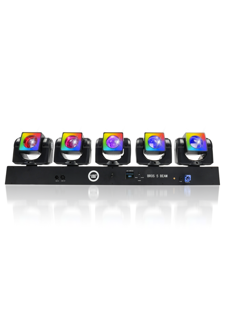 LIGHT4ME BROS 5 BEAM efekt LED 5x głowica ruchoma oświetlenie sceniczne
