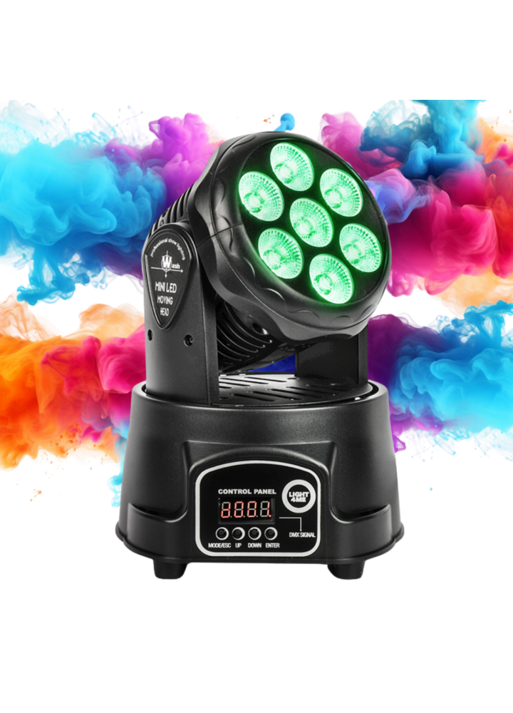 LIGHT4ME COMPACT PMH 7x8W głowica ruchoma LED wash