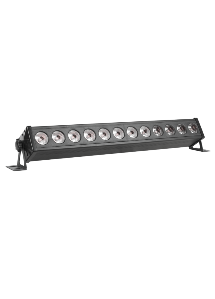 LIGHT4ME DECO BAR 12 RGB listwa oświetleniowa belka LED oświetlenie sceniczne dekoracja światłem pilot 12x3W
