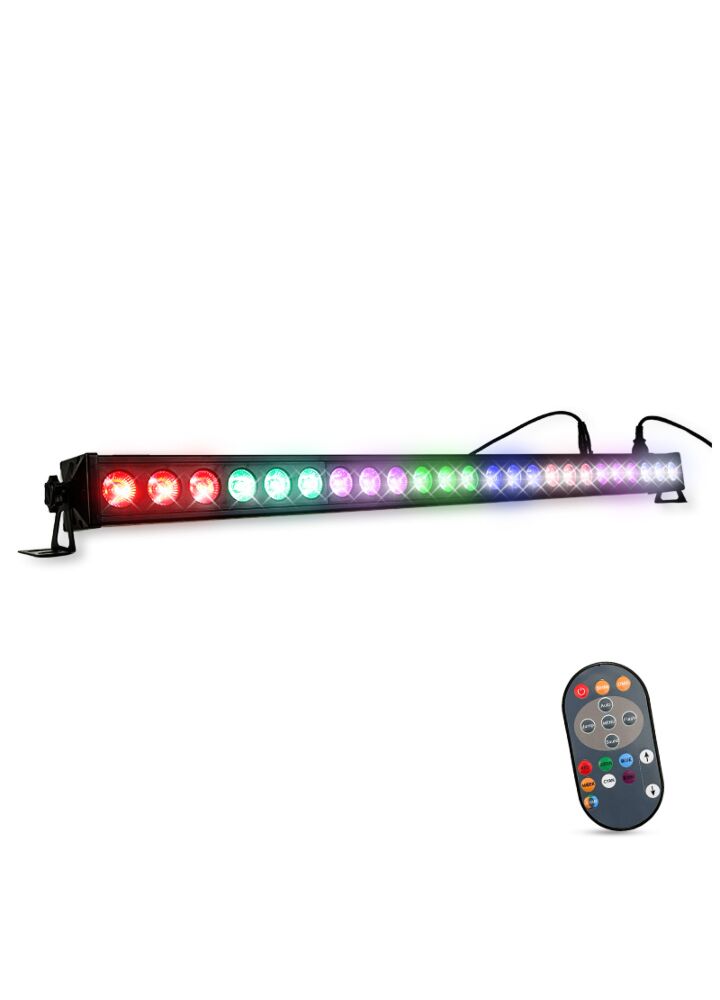 LIGHT4ME DECO BAR 24 RGBW V2 IR listwa oświetleniowa belka LED oświetlenie sceniczne pilot