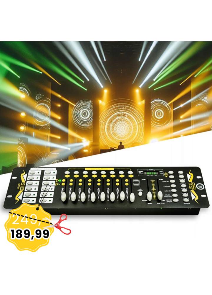 ミュージック 910 LIGHT4ME PAR RGBW 9x10 reflektor sceniczny LED oprawa
