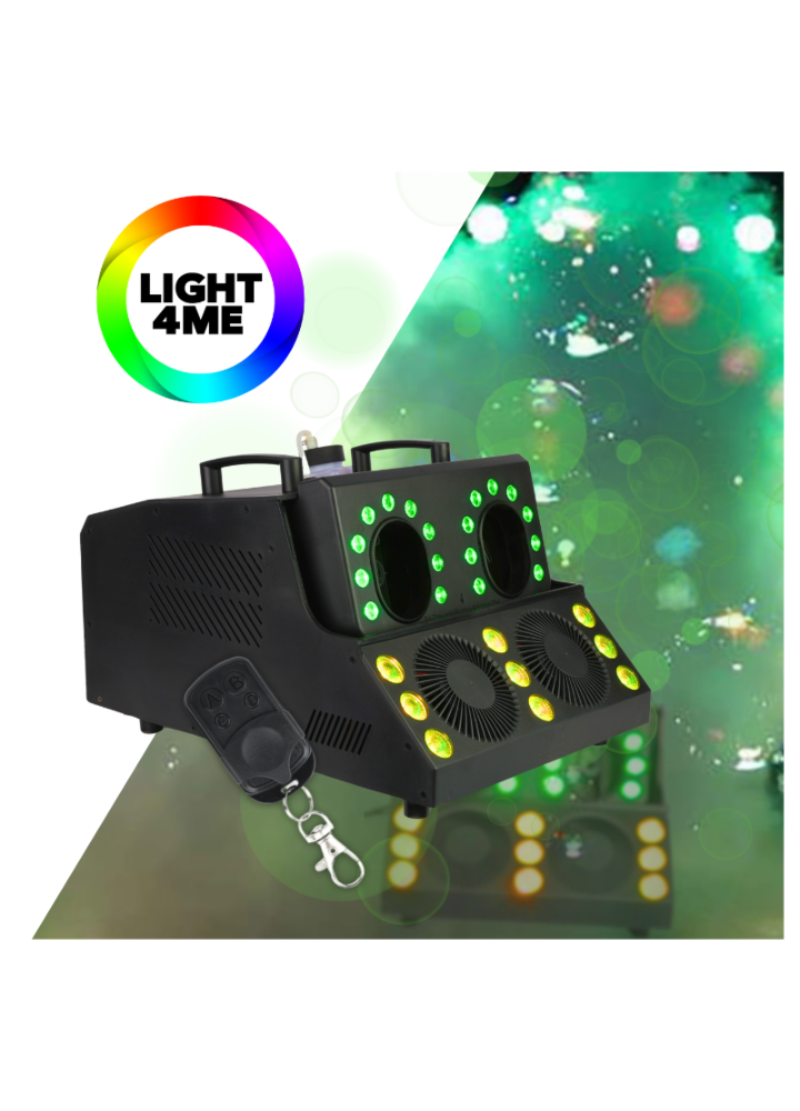 LIGHT4ME FBL STORM profesjonalna wytwornica dymu i baniek efekt LED pilot