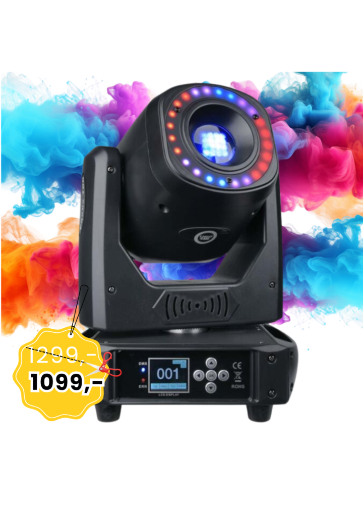 LIGHT4ME FOCUS 100 SPOT RING głowica ruchoma LED oświetlenie sceniczne