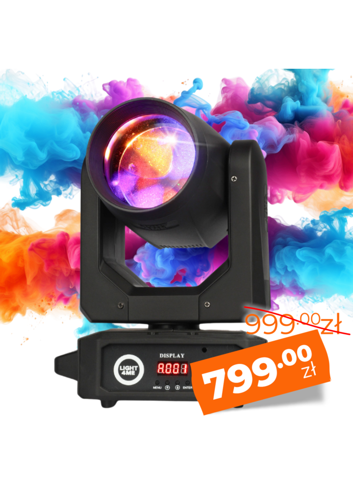 LIGHT4ME FOCUS 150 BEAM głowica ruchoma LED oświetlenie sceniczne