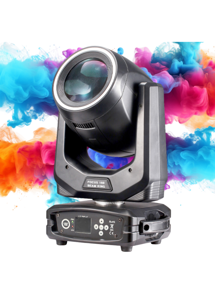 LIGHT4ME FOCUS 150 BEAM RING głowica ruchoma LED oświetlenie sceniczne POWYSTAWOWA