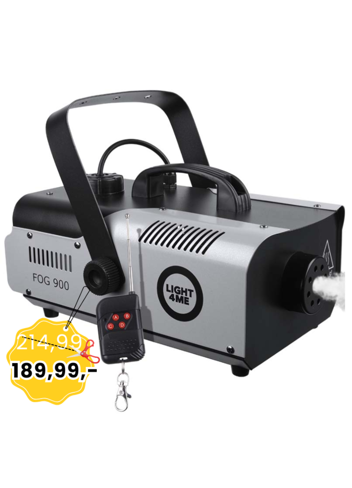 LIGHT4ME FOG 900 wytwornica dymu mgły pilot
