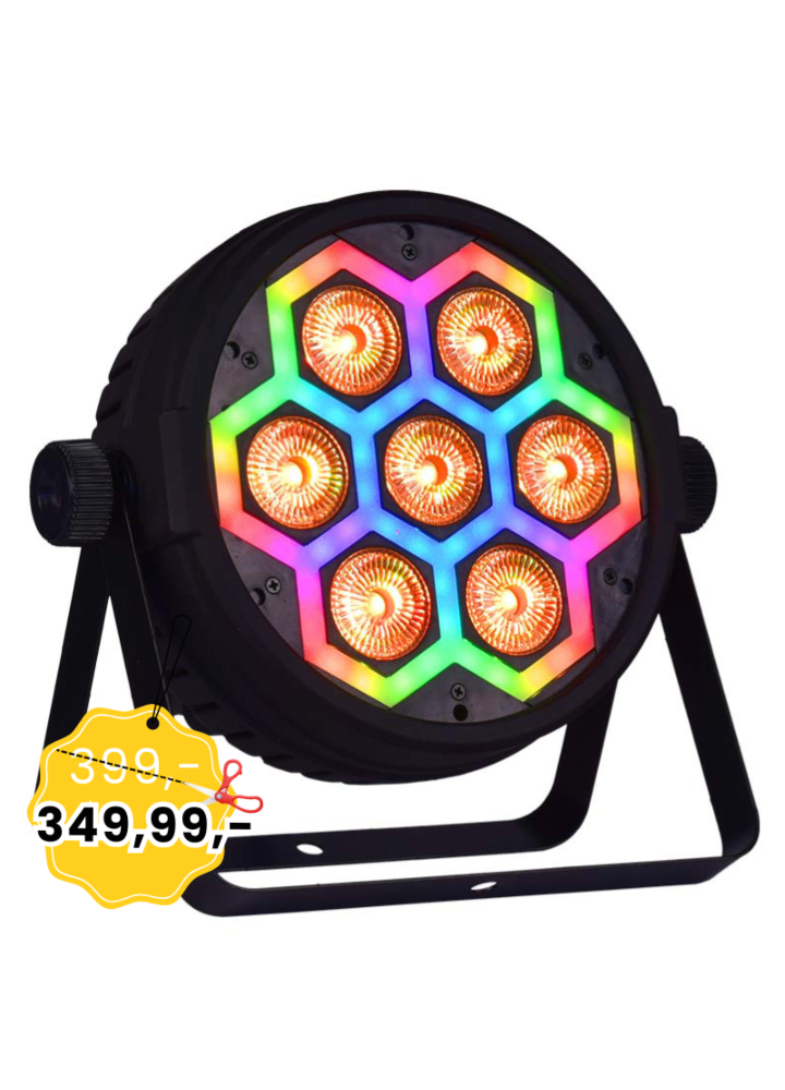 LIGHT4ME FRAME PAR 7x12 LED RGBW reflektor efekt