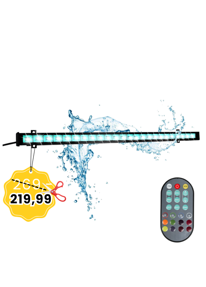 LIGHT4ME IP BAR 24 IR listwa oświetleniowa belka LED IP65 Bluetooth oświetlenie sceniczne sterowane smartfonem pilot