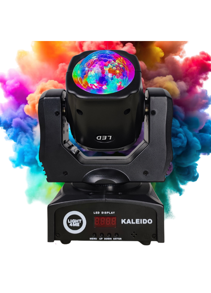 LIGHT4ME KALEIDO głowica ruchoma FX oświetlenie sceniczne DMX 10W RGBW LED uchwyt montażowy omega