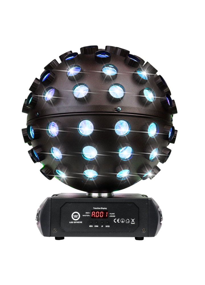 LIGHT4ME LED SPHERE 5x18W RGBWA-UV light effect LED dynamic lighting for event