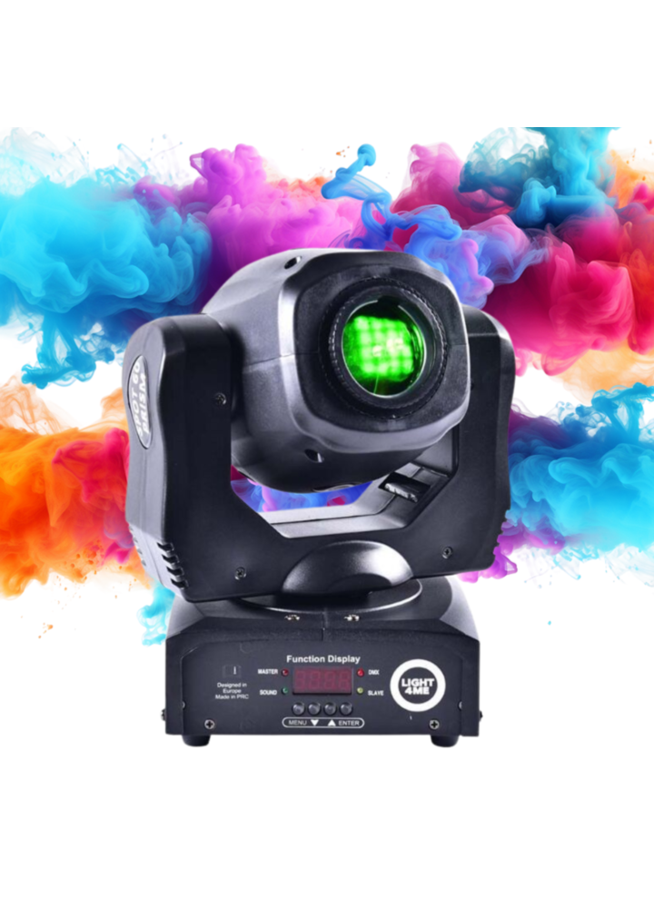 LIGHT4ME MINI SPOT 60 PRISM mała głowica ruchoma LED oświetlenie estradowe