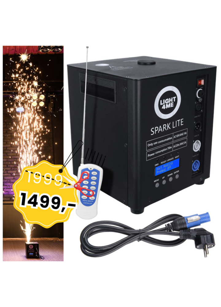 LIGHT4ME SPARK LITE wyrzutnia iskier zimnych ogni