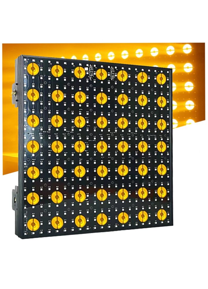 LIGHT4ME STAR PANEL efekt oświetleniowy LED DMX Art-Net 49x3W A+441x0,2W RGB uchwyt montażowy