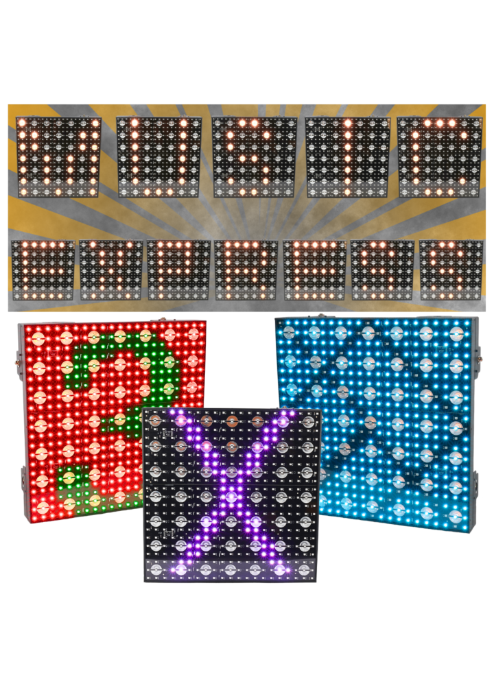 LIGHT4ME STAR PANEL efekt oświetleniowy LED DMX Art-Net 49x3W A+441x0,2W RGB uchwyt montażowy