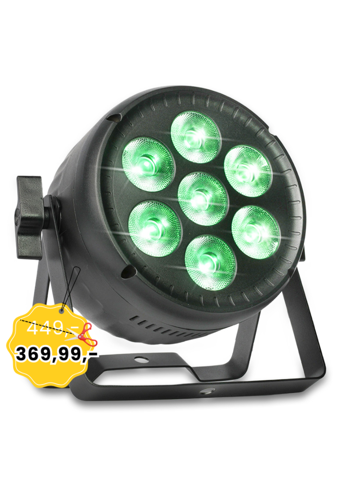 LIGHT4ME VENOM PAR 7X30W reflektor LED RGBW dekoracja światłem