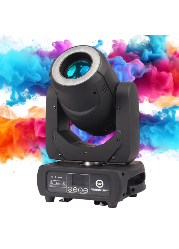 LIGHT4ME VENOM SPOT 150 SPY RING moving head LED