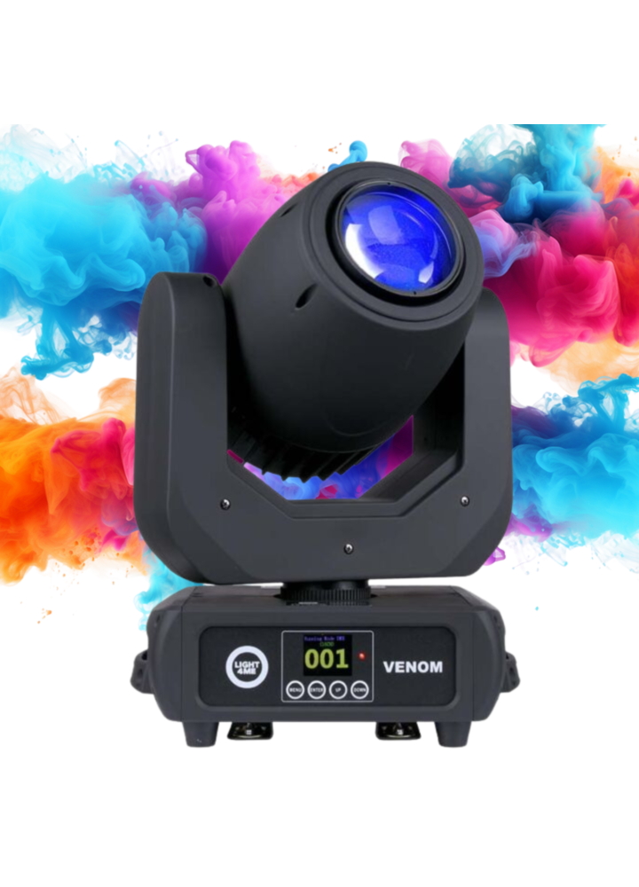 LIGHT4ME VENOM SPOT 150W moving head LED stage lighting