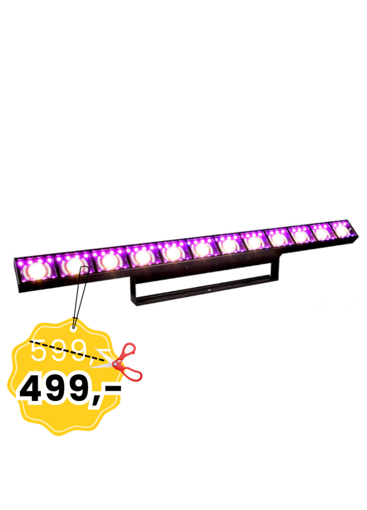 LIGHT4ME VENOM STROBE BAR listwa LED WW RGB stroboskop
