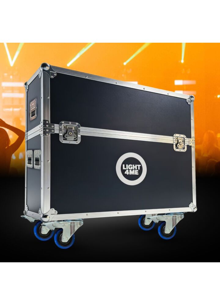 LIGHT4ME VINTAGE 700 LED CASE 2IN1 skrzynia transportowa na 2 reflektory sceniczne 4 kółka mechanizm blokady